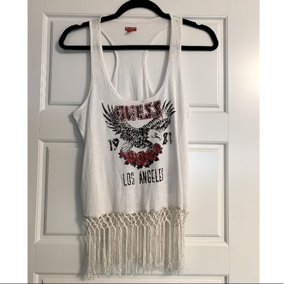 GUESS tassel tank - Picture 1 of 1